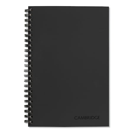 Cambridge 5" x 8" Black Notebook, 1 Subject 06096